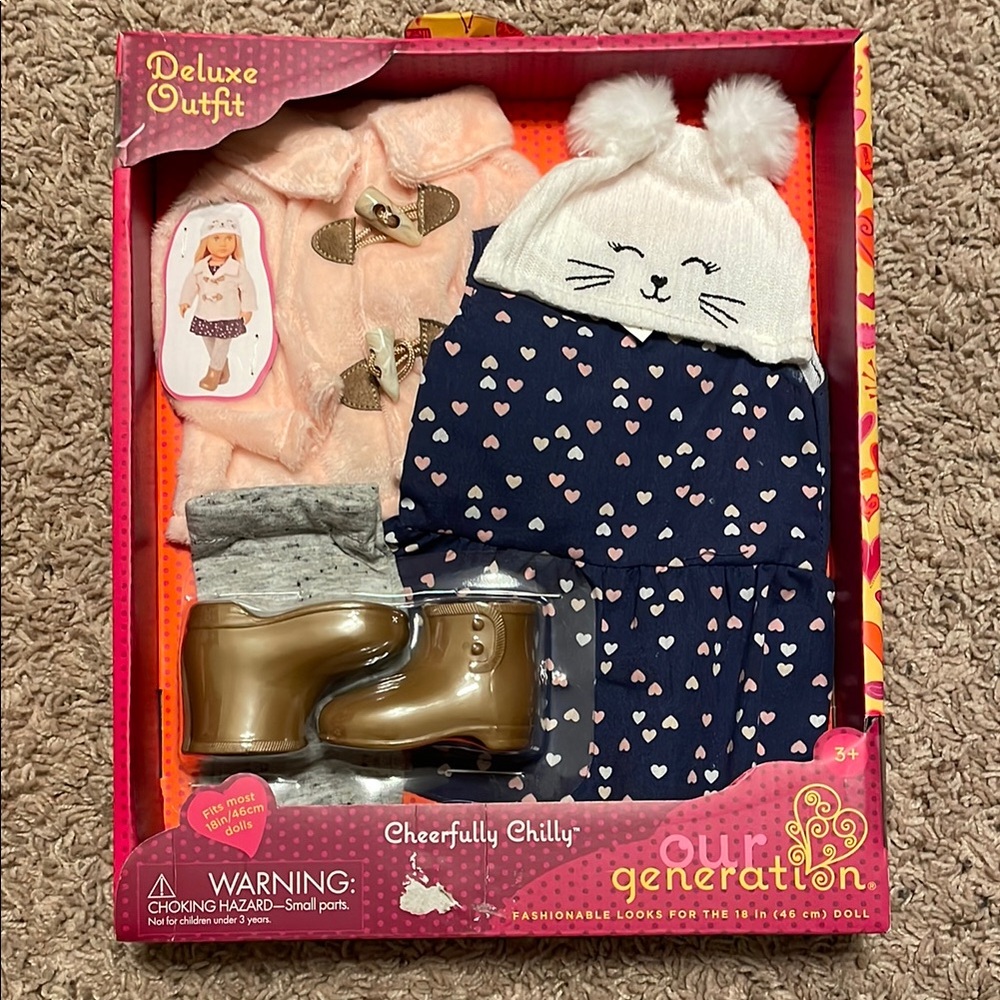 Our Generation Cheerfully Chilly Deluxe Outfit